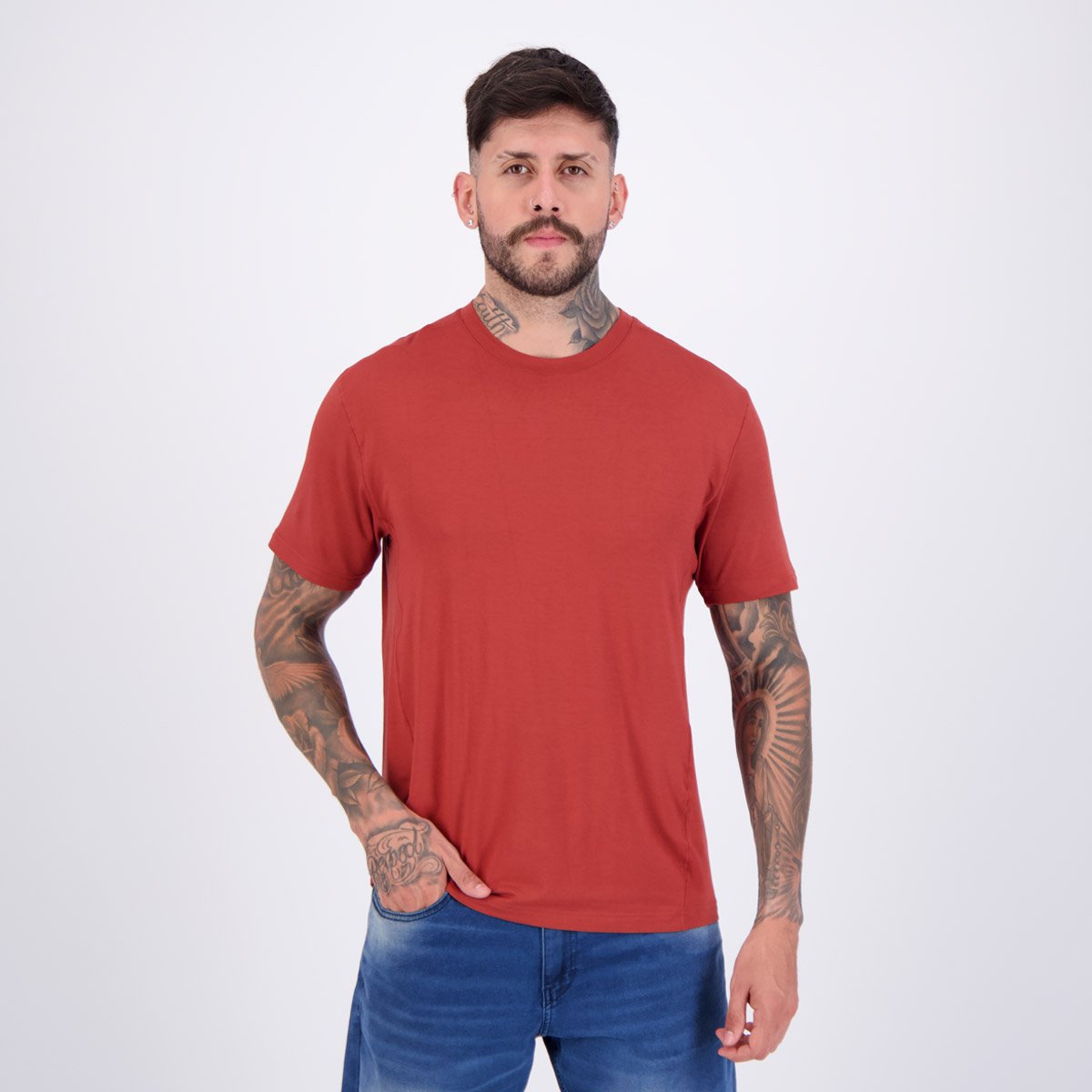 Camiseta Fila Adaptable Smart Cotton Bordô