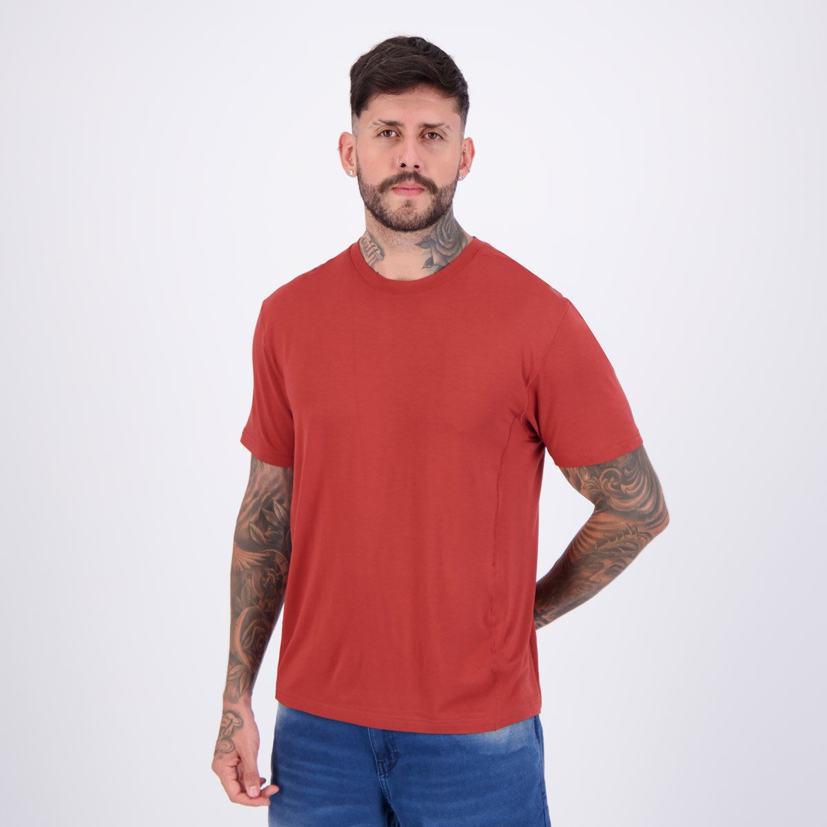 Camiseta Fila Adaptable Smart Cotton Bordô Bordô 3