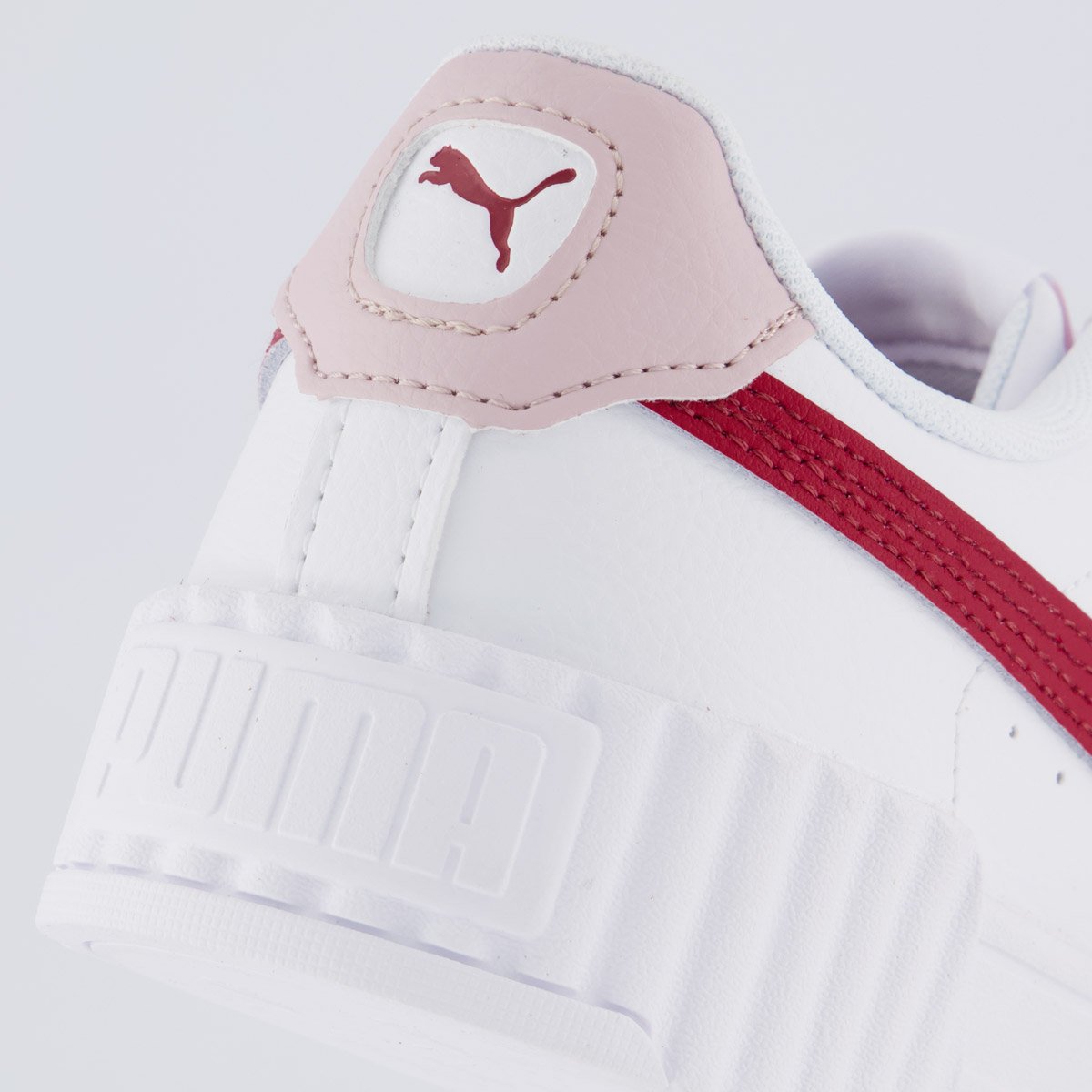 Tênis Puma Carina 3.0 Feminino Branco e Vermelho Branco 6