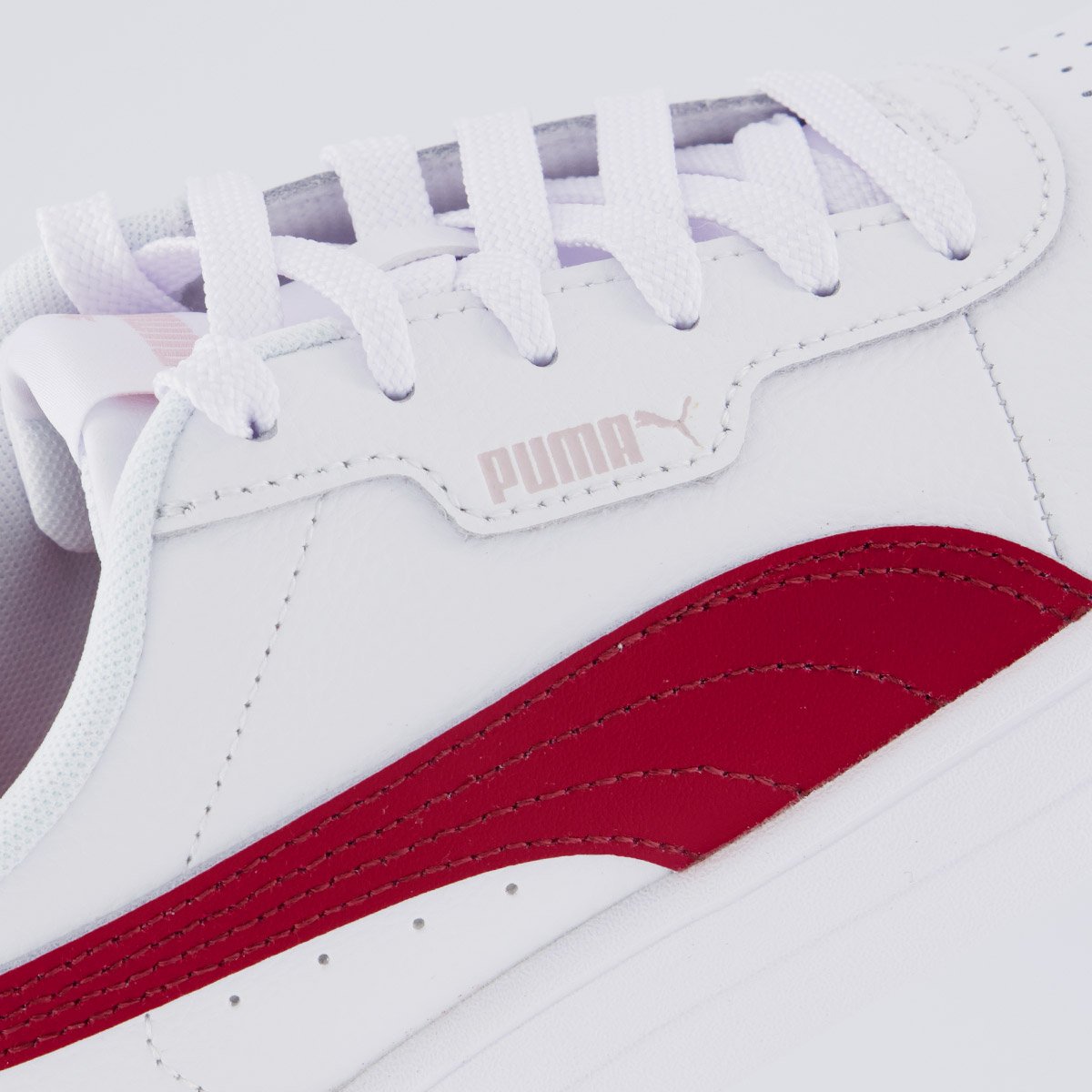 Tênis Puma Carina 3.0 Feminino Branco e Vermelho Branco 7