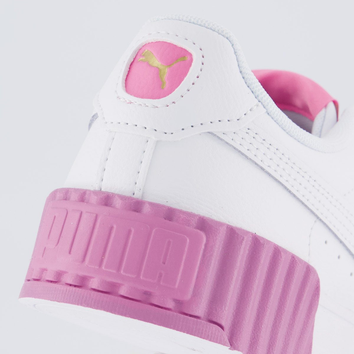 Tênis Puma Carina 3.0 Feminino Branco e Rosa II Branco 6