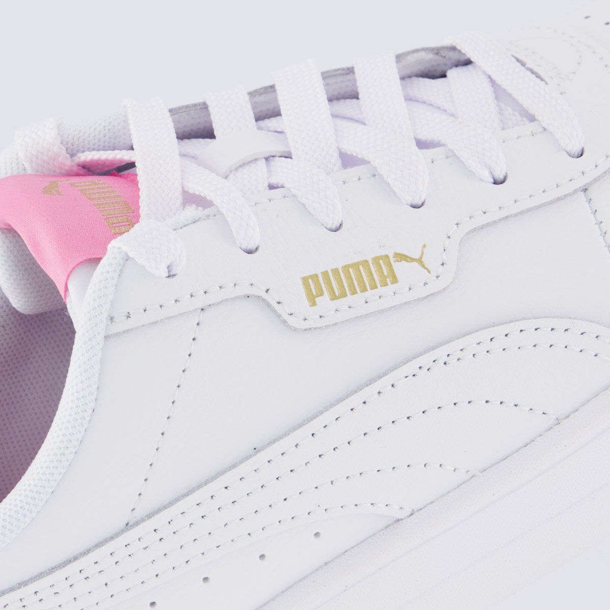 Tênis Puma Carina 3.0 Feminino Branco e Rosa II Branco 7
