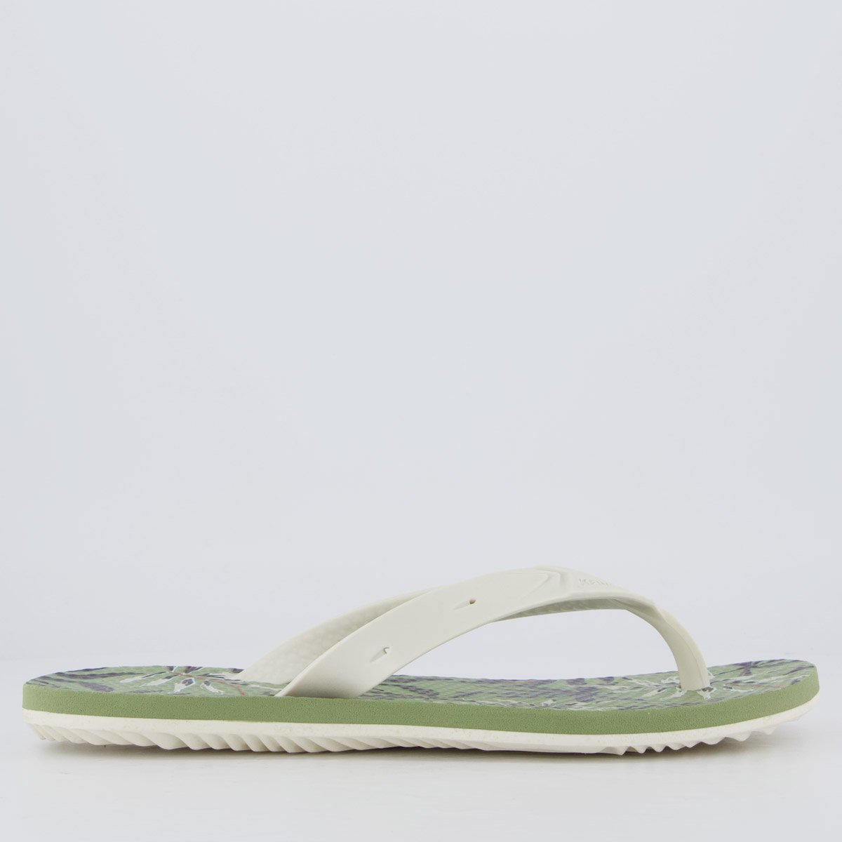 Chinelo Kenner Summer Dunas Verde e Branco Branco 2