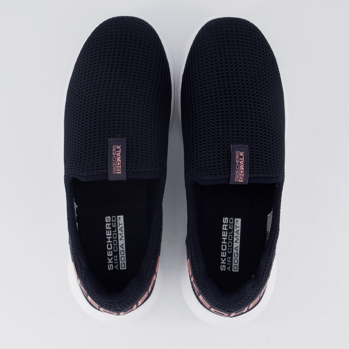 Tênis Skechers Go Walk Joy Feminino Marinho e Rosa Azul Marinho 4