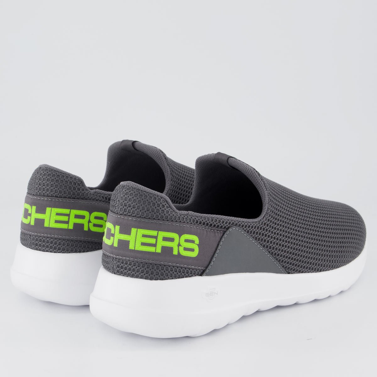 Tênis Skechers Go Walk Max Cinza e Verde Cinza 3