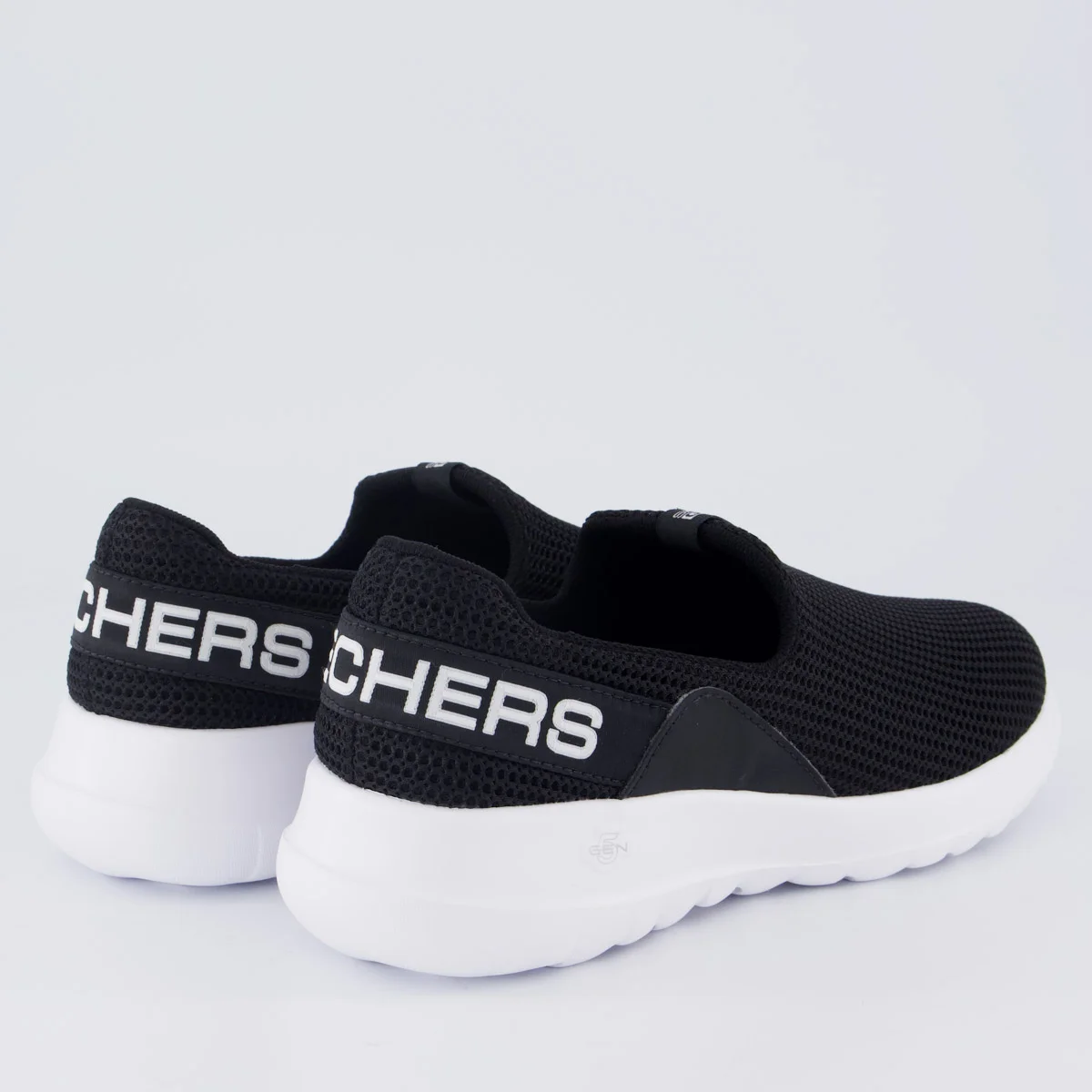 Tênis Skechers Go Walk Joy Feminino Preto e Branco Preto 3