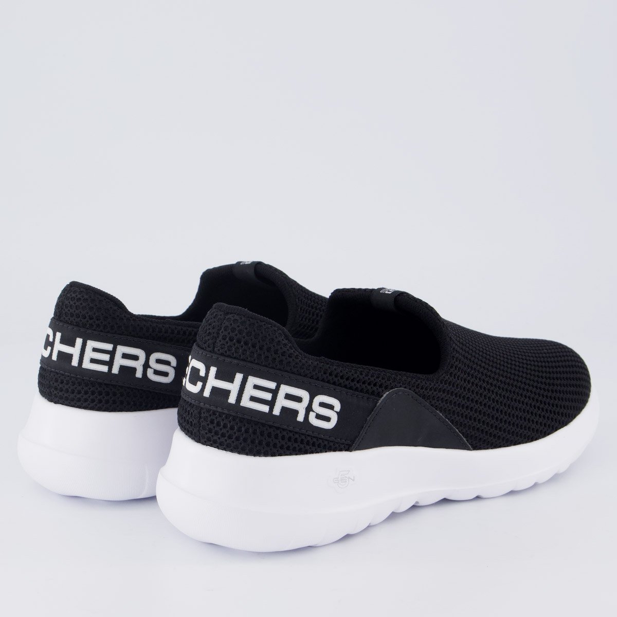 Tênis Skechers Go Walk Joy Feminino Preto e Branco Preto 3