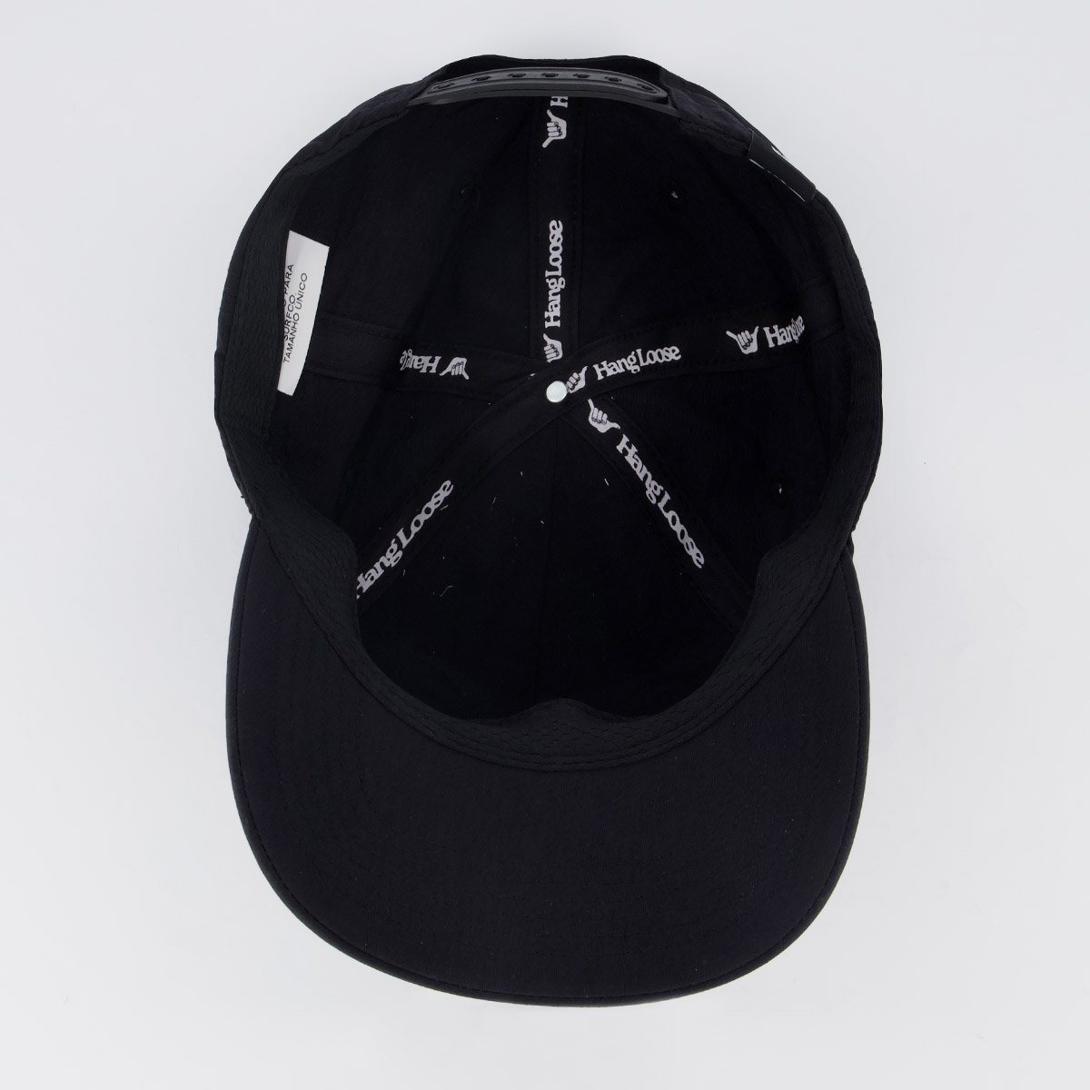 Boné Hang Loose Circle Logo Preto Preto 4