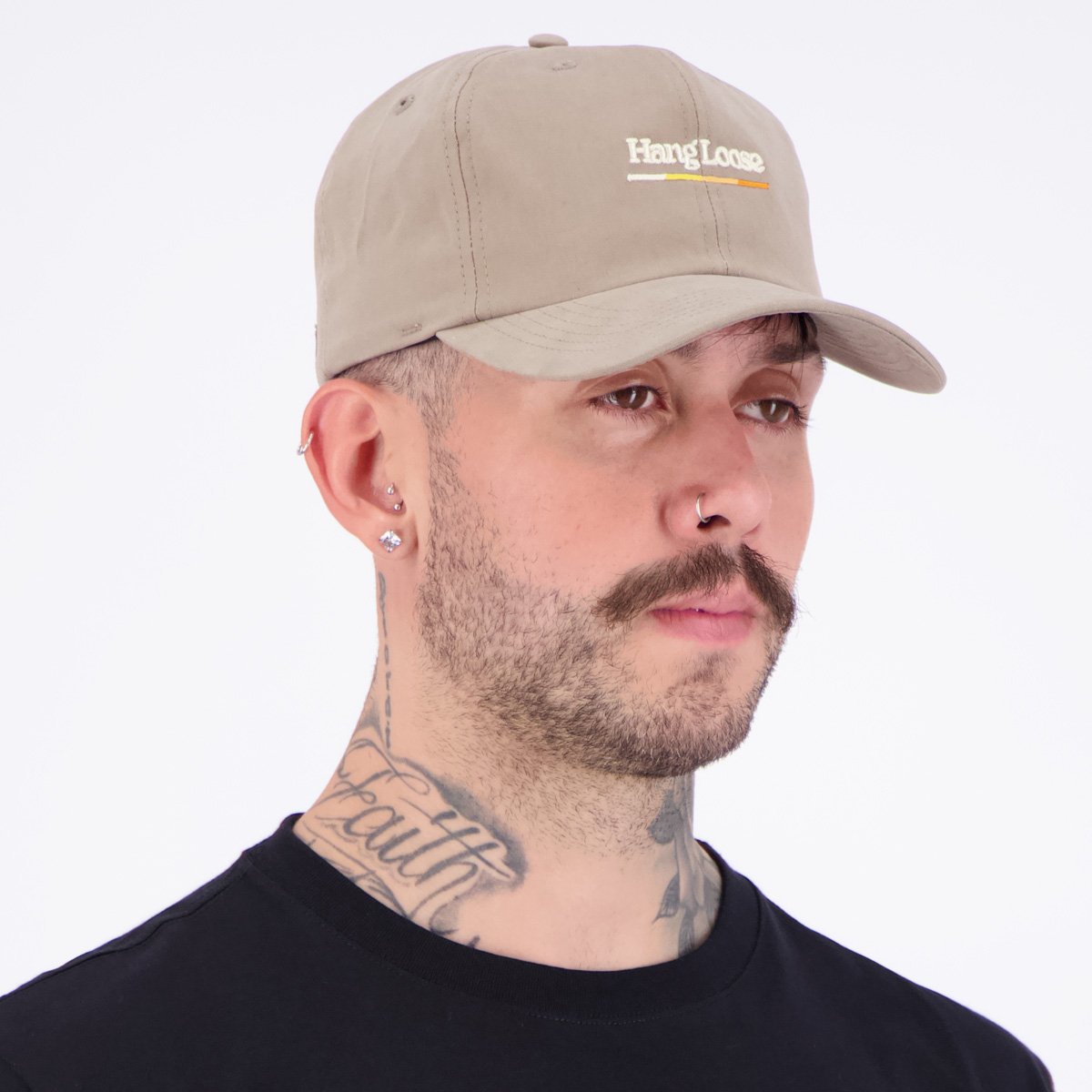 Boné Hang Loose High Bege Bege 6