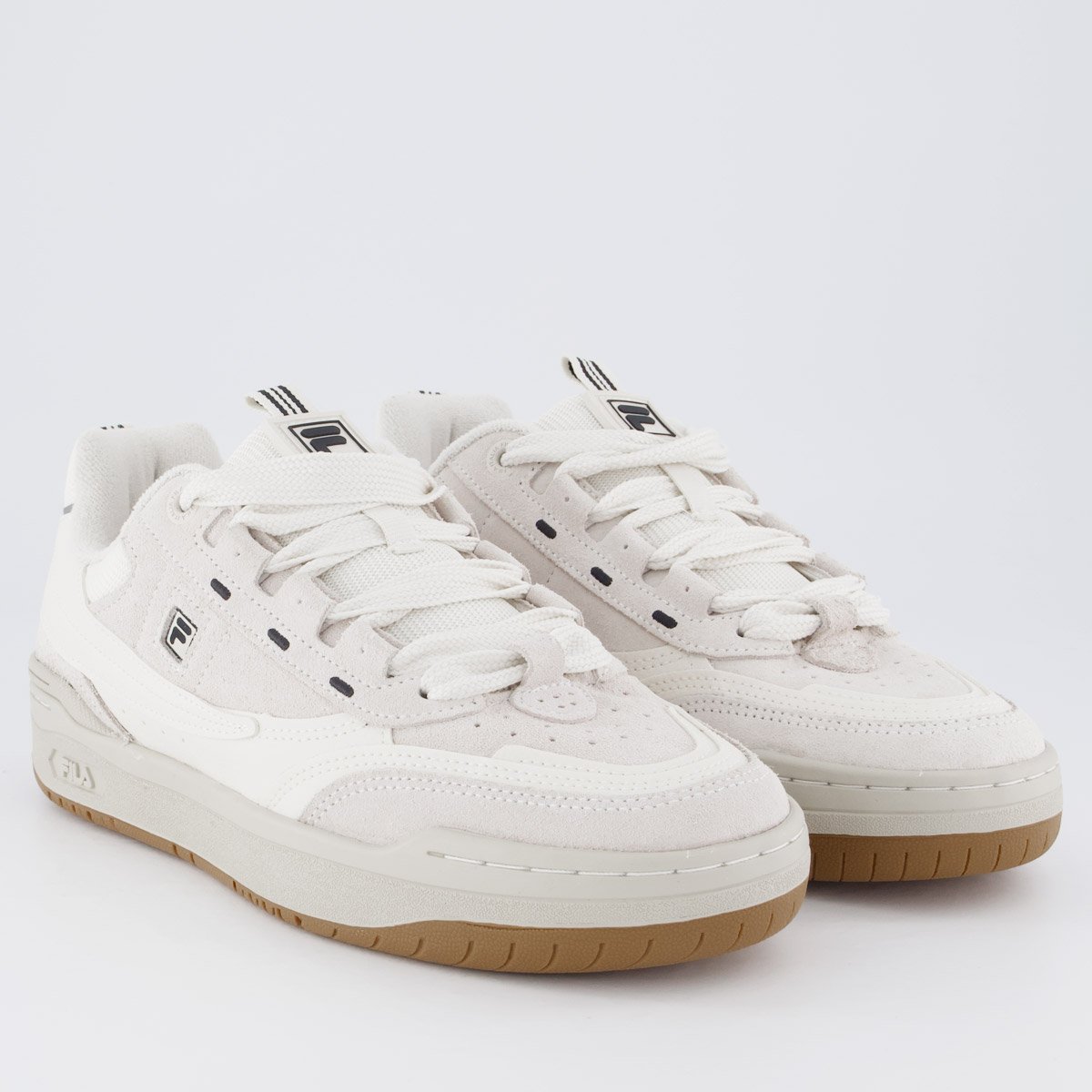 Tênis Fila X2K Off White e Cinza Cinza 2