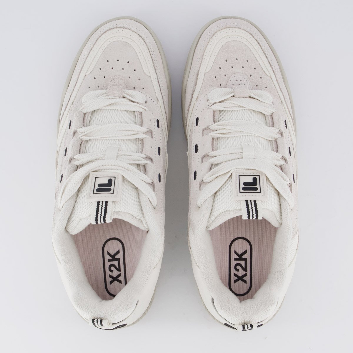 Tênis Fila X2K Off White e Cinza Cinza 4