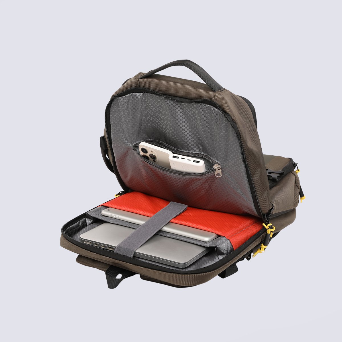 Mochila Allabard Rover Verde Verde/Marrom 9