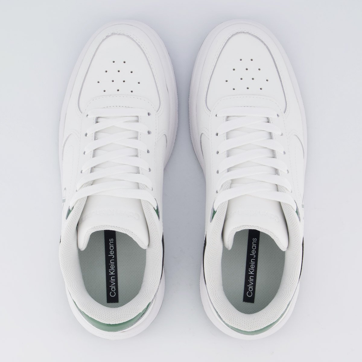 Tênis Calvin Klein Ck Branco Branco 4