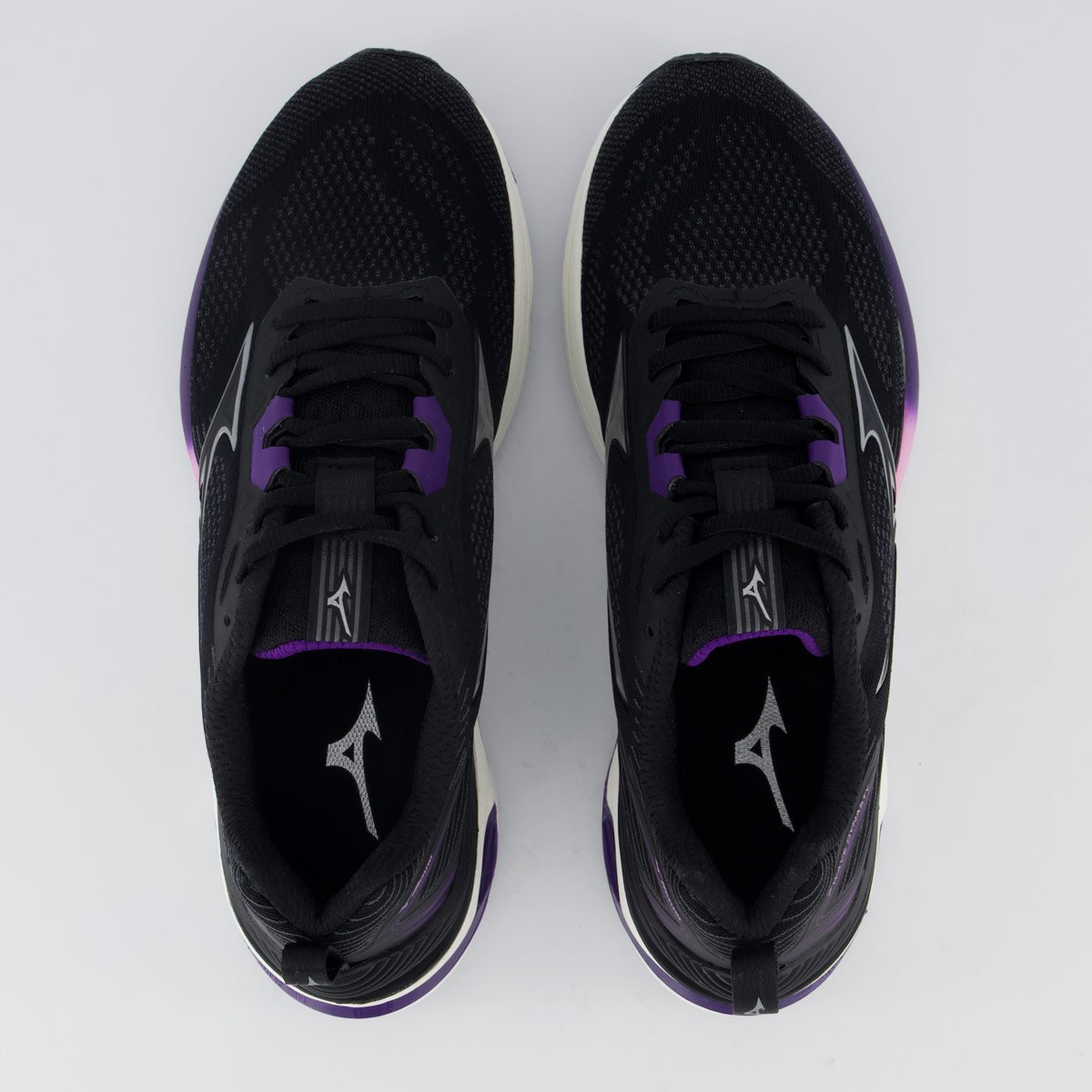 Tênis Mizuno Wave Dinasty 7 Feminino Preto e Roxo Preto 4