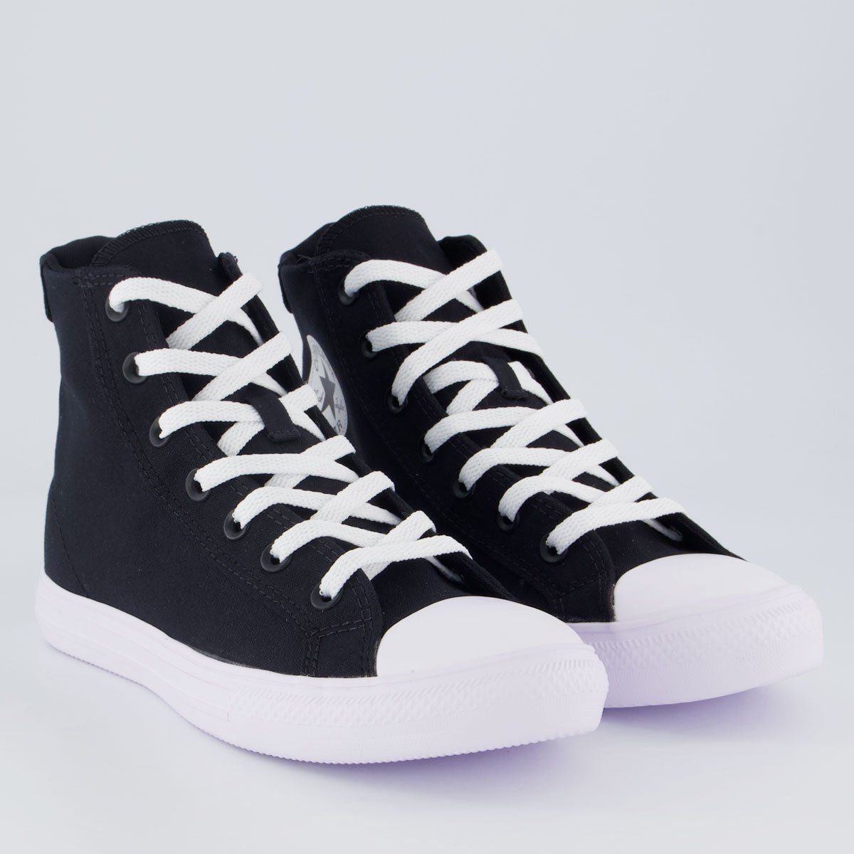 Tênis Converse Day One Original Cano Alto Feminino Preto e Branco Preto 2