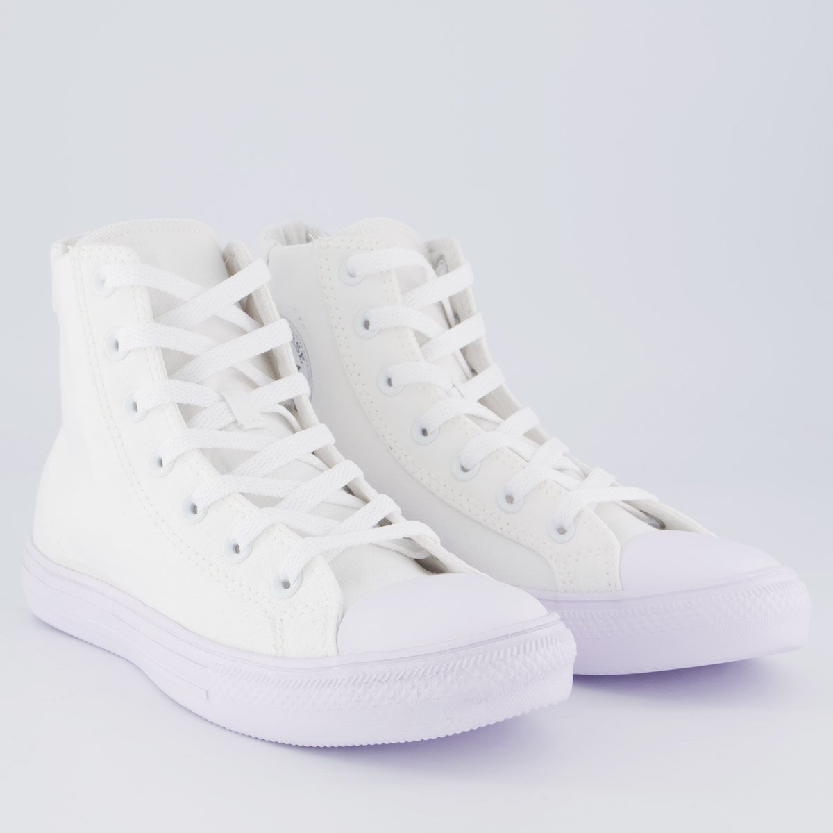 Tênis Converse Day One Original Cano Alto Feminino Branco Branco 2