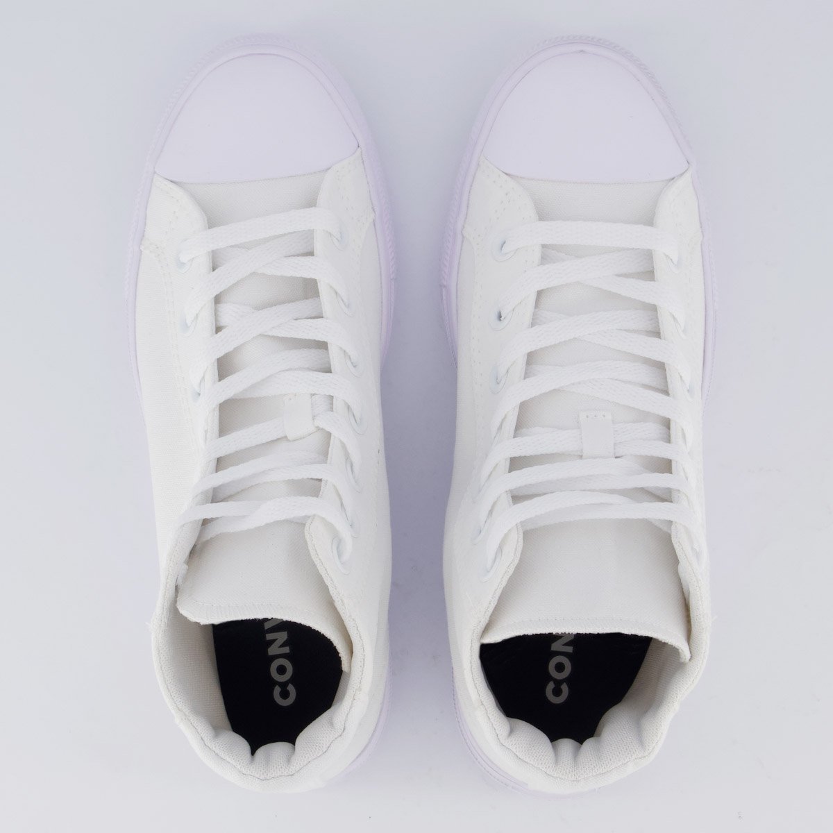 Tênis Converse Day One Original Cano Alto Feminino Branco Branco 4