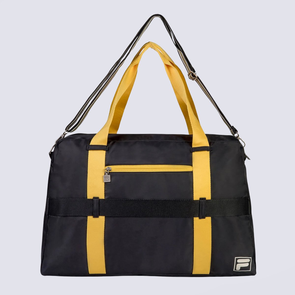 Bolsa Fila Social Club Preto e Amarelo