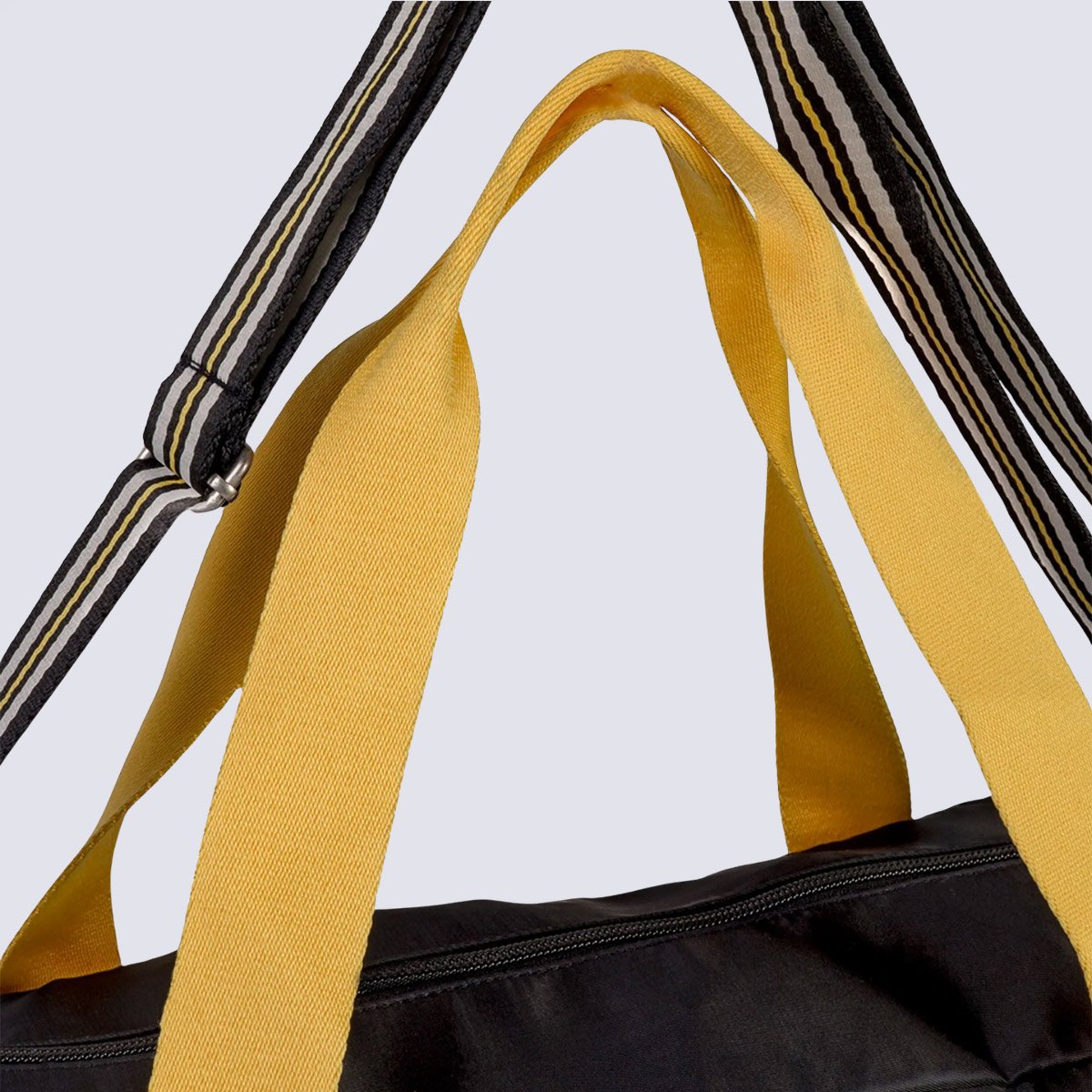 Bolsa Fila Social Club Preto e Amarelo Preto 4