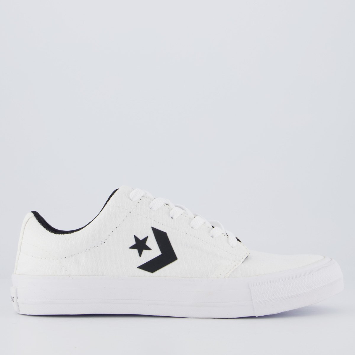 Tênis Converse Day One Casual Branco e Preto Branco 7