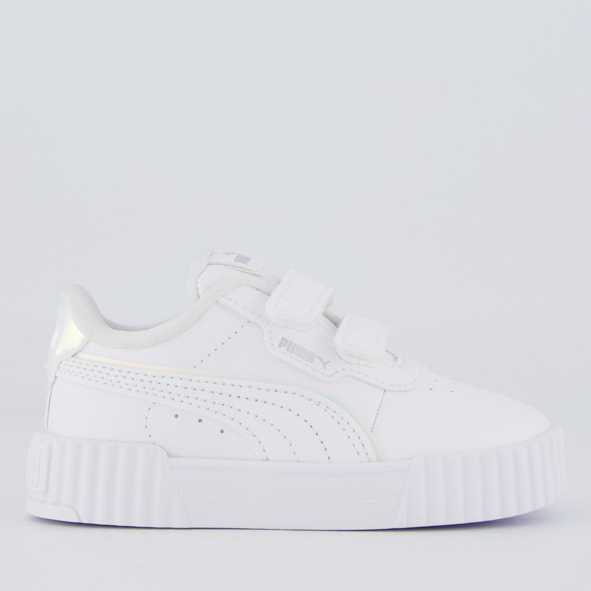 Tênis Puma Carina 3.0 Holo 2.0 Infantil Branco