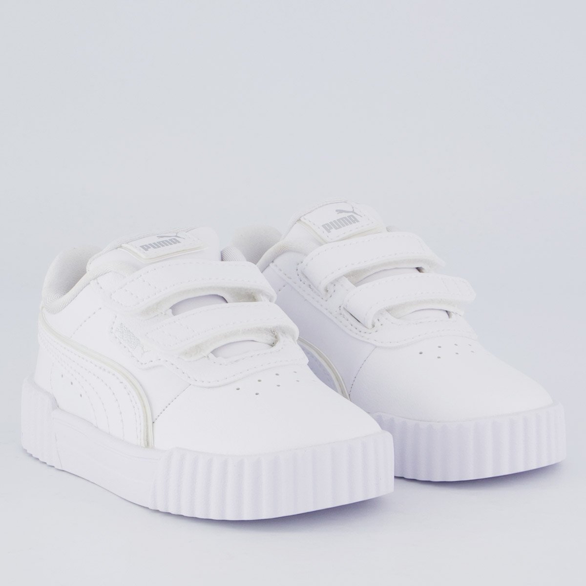 Tênis Puma Carina 3.0 Holo 2.0 Infantil Branco Branco 2