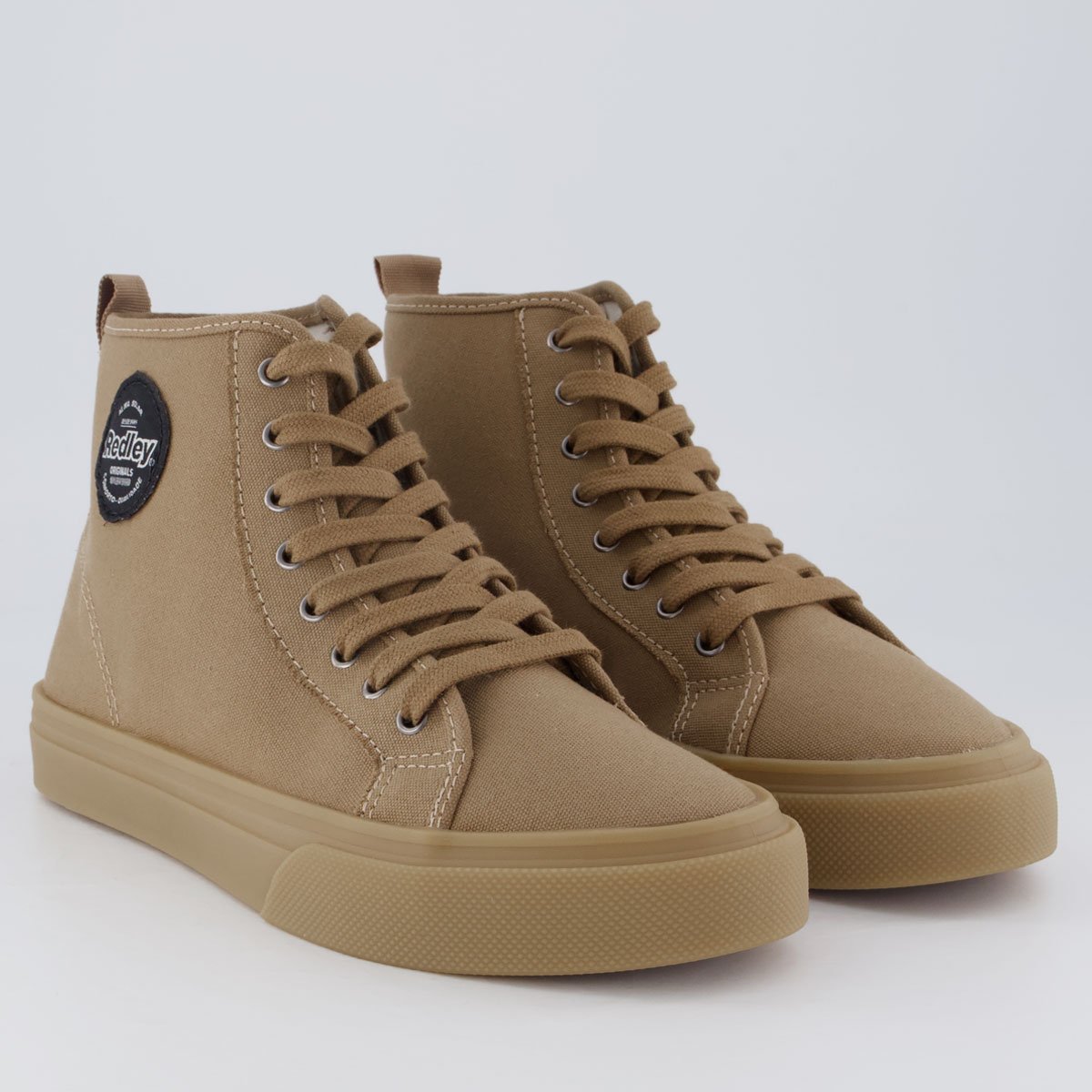Tênis Redley High Látex Bege Bege 2