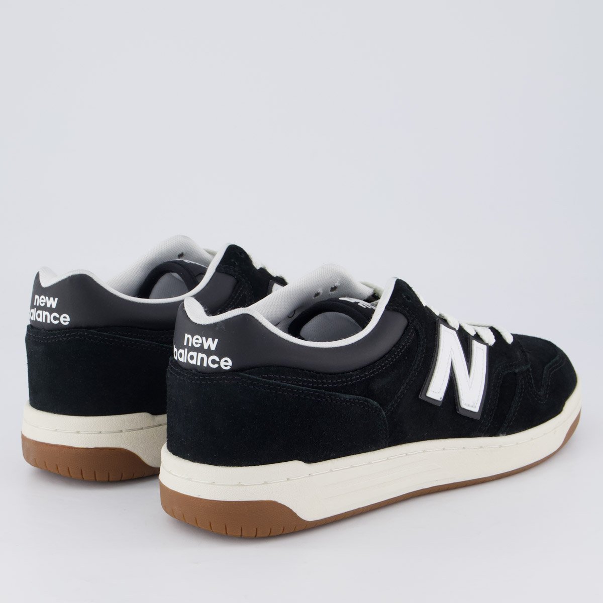 Tênis New Balance 480 Low Preto e Bege Preto 3