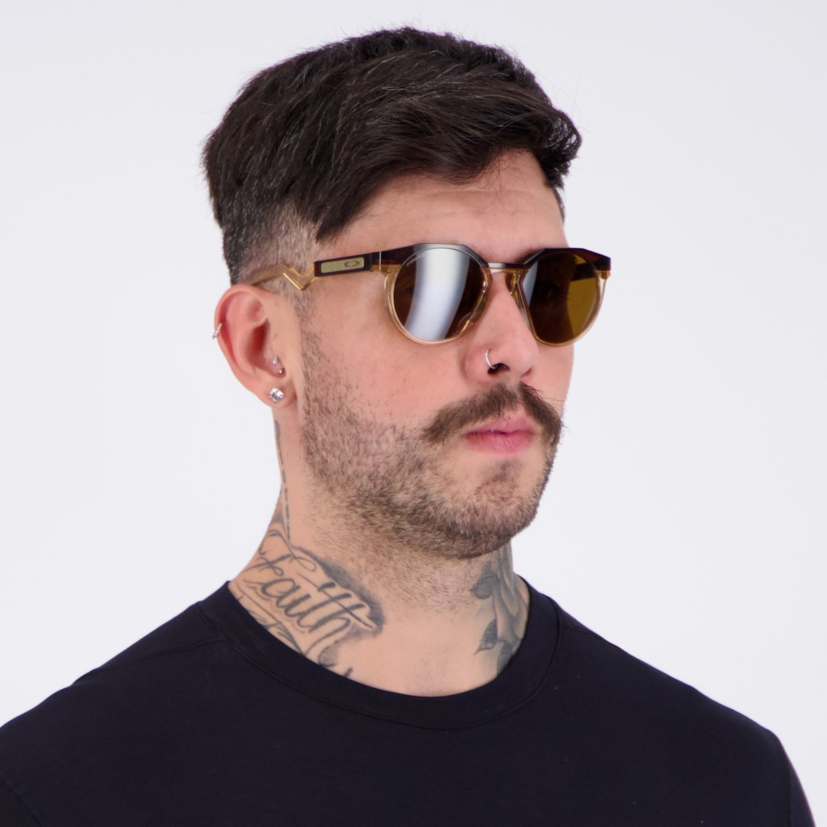 Óculos de Sol Oakley HSTN Marrom Marrom 5