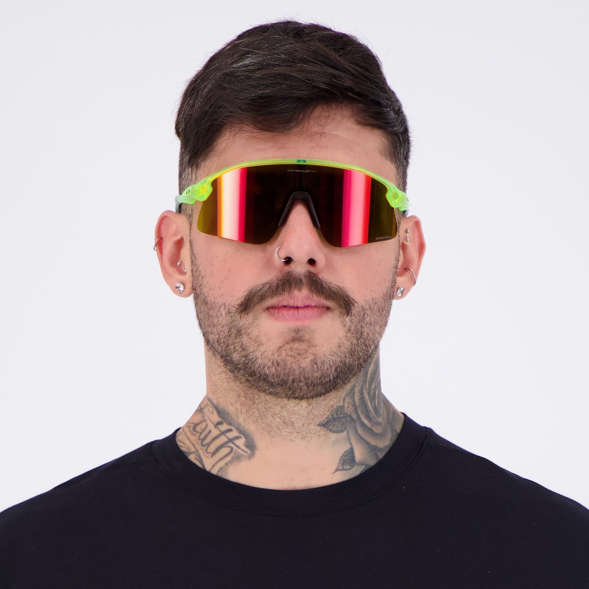 Óculos de Sol Oakley Stunt Devil Verde Claro Verde 4