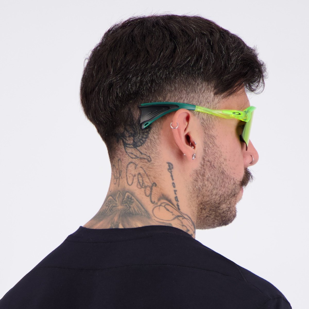 Óculos de Sol Oakley Stunt Devil Verde Claro Verde 7