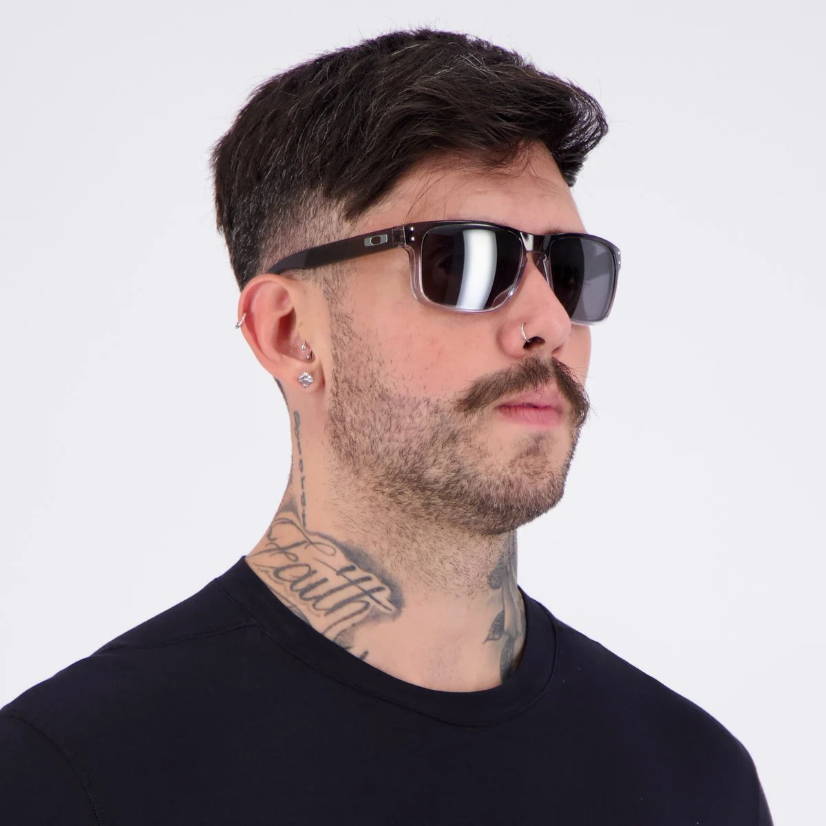 Óculos de Sol Oakley Holbrook Preto e Cinza Claro Cinza 5