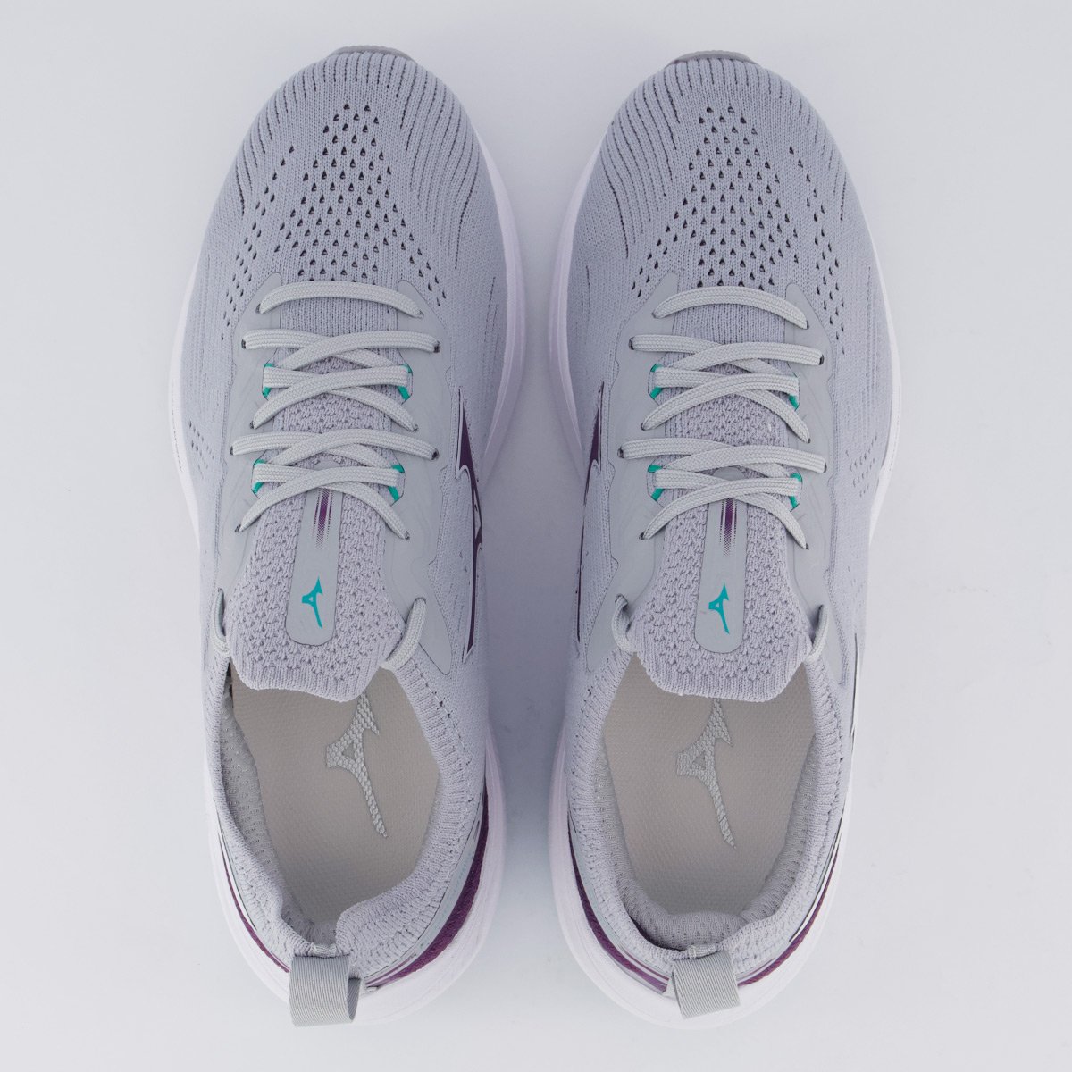 Tênis Mizuno Sunrise Feminino Cinza e Vinho Cinza 4