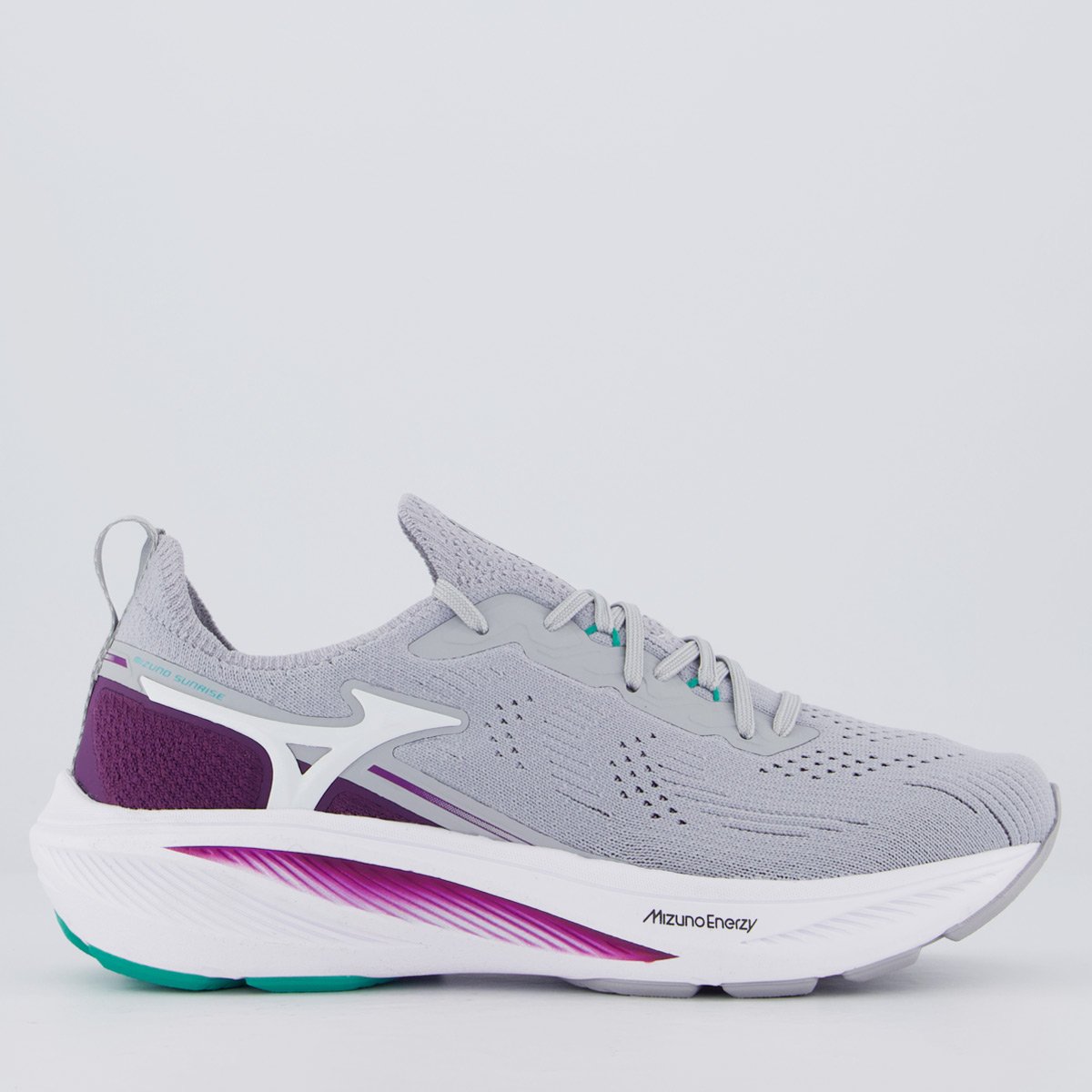 Tênis Mizuno Sunrise Feminino Cinza e Vinho
