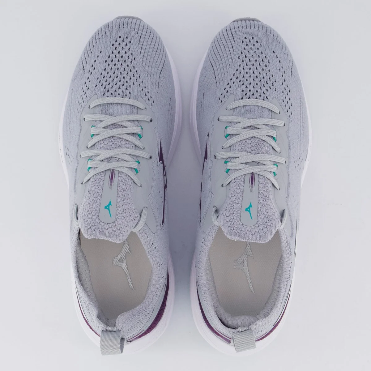 Tênis Mizuno Sunrise Feminino Cinza e Vinho Cinza 4