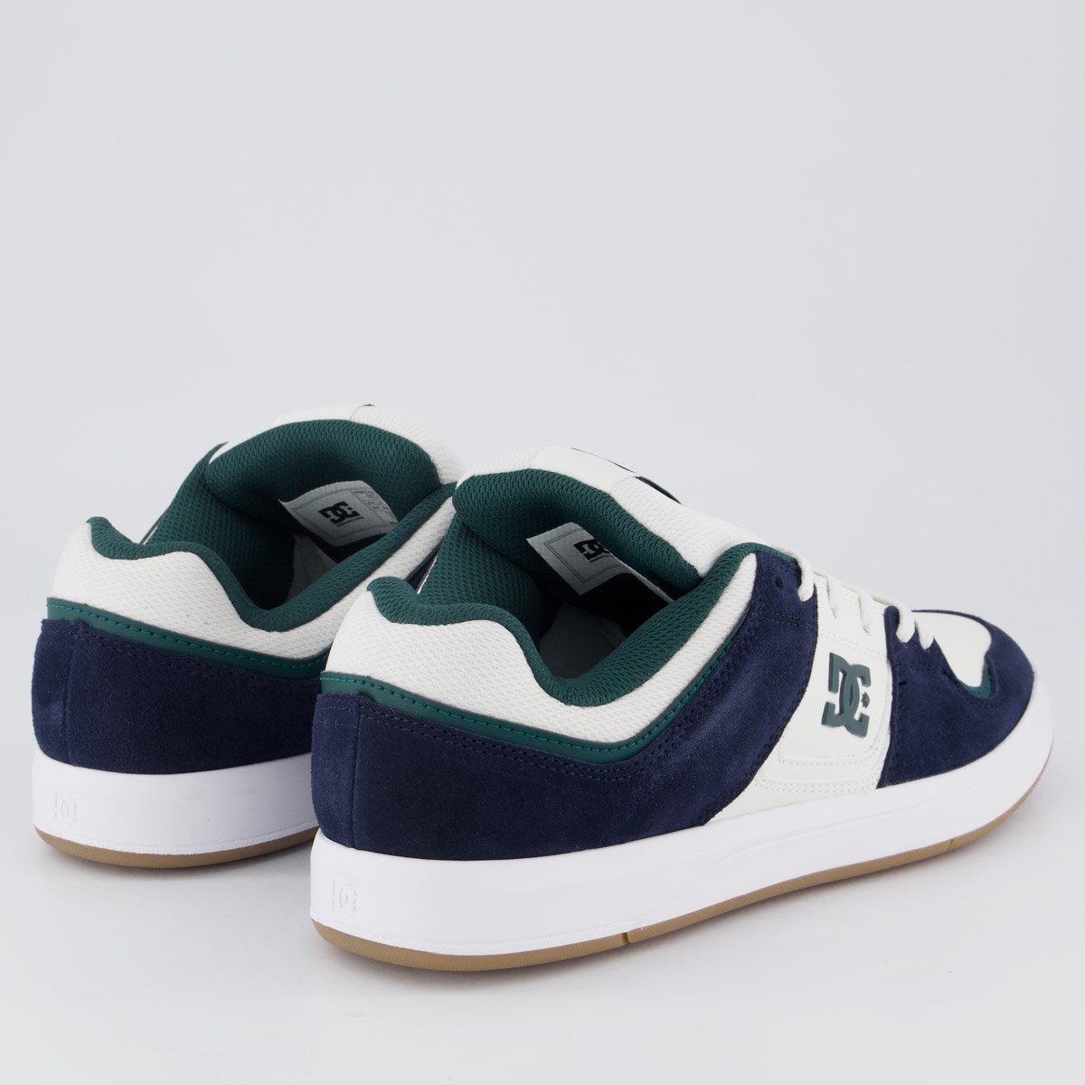 Tênis DC Shoes Cure IMP Off White e Marinho Azul Marinho/Off White 3