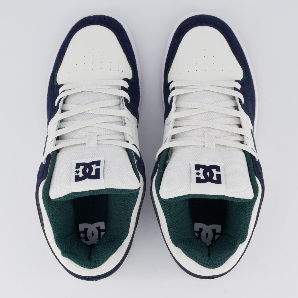 Tênis DC Shoes Cure IMP Off White e Marinho Azul Marinho/Off White 4