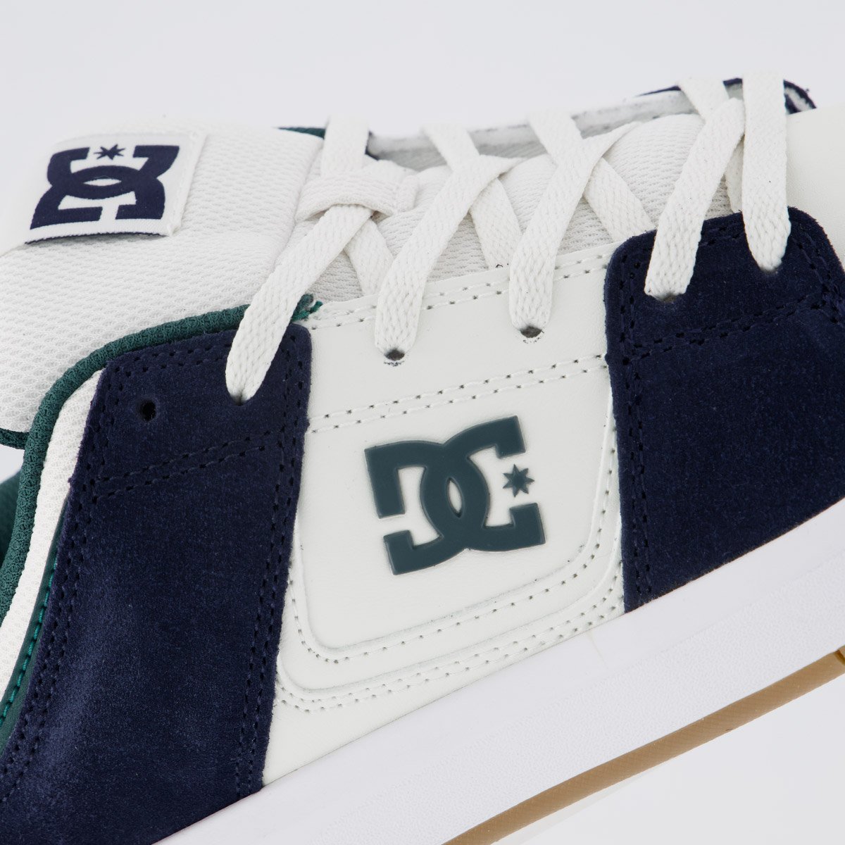 Tênis DC Shoes Cure IMP Off White e Marinho Azul Marinho/Off White 7