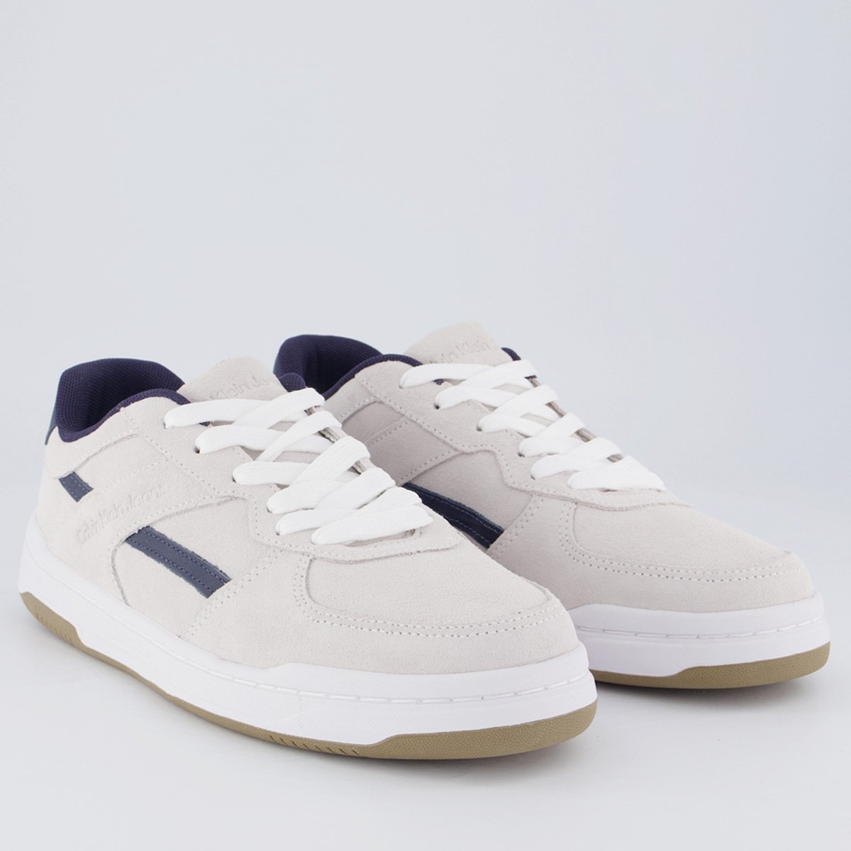 Tênis Calvin Klein Camurça Layers Cinza Cinza 2