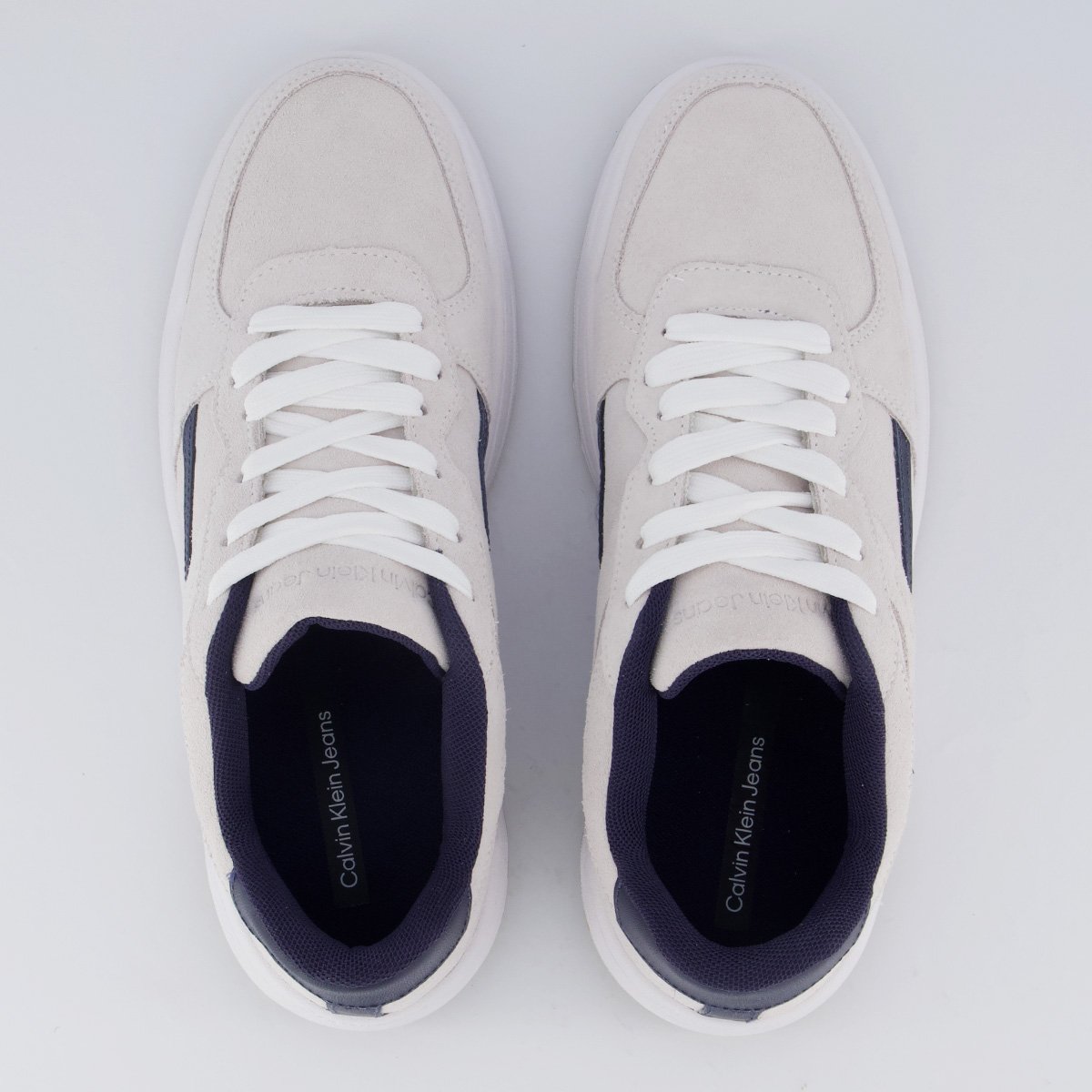 Tênis Calvin Klein Camurça Layers Cinza Cinza 4