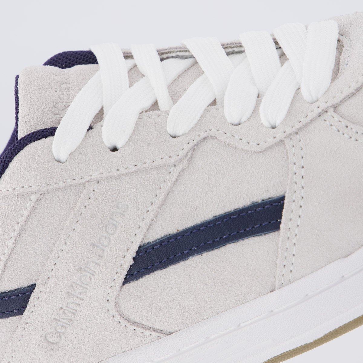 Tênis Calvin Klein Camurça Layers Cinza Cinza 7