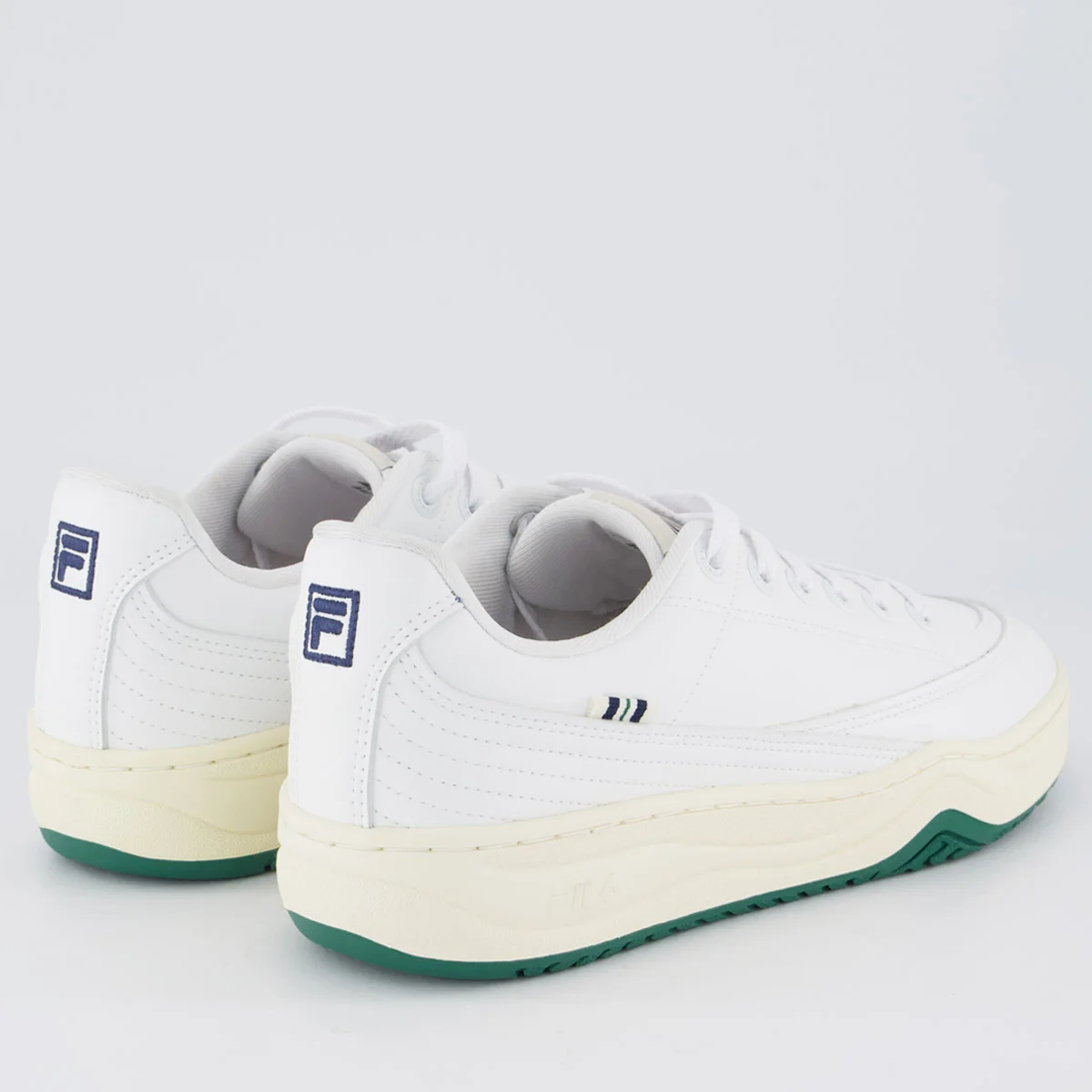 Tênis Fila Clubhouse Branco e Marinho Branco 3