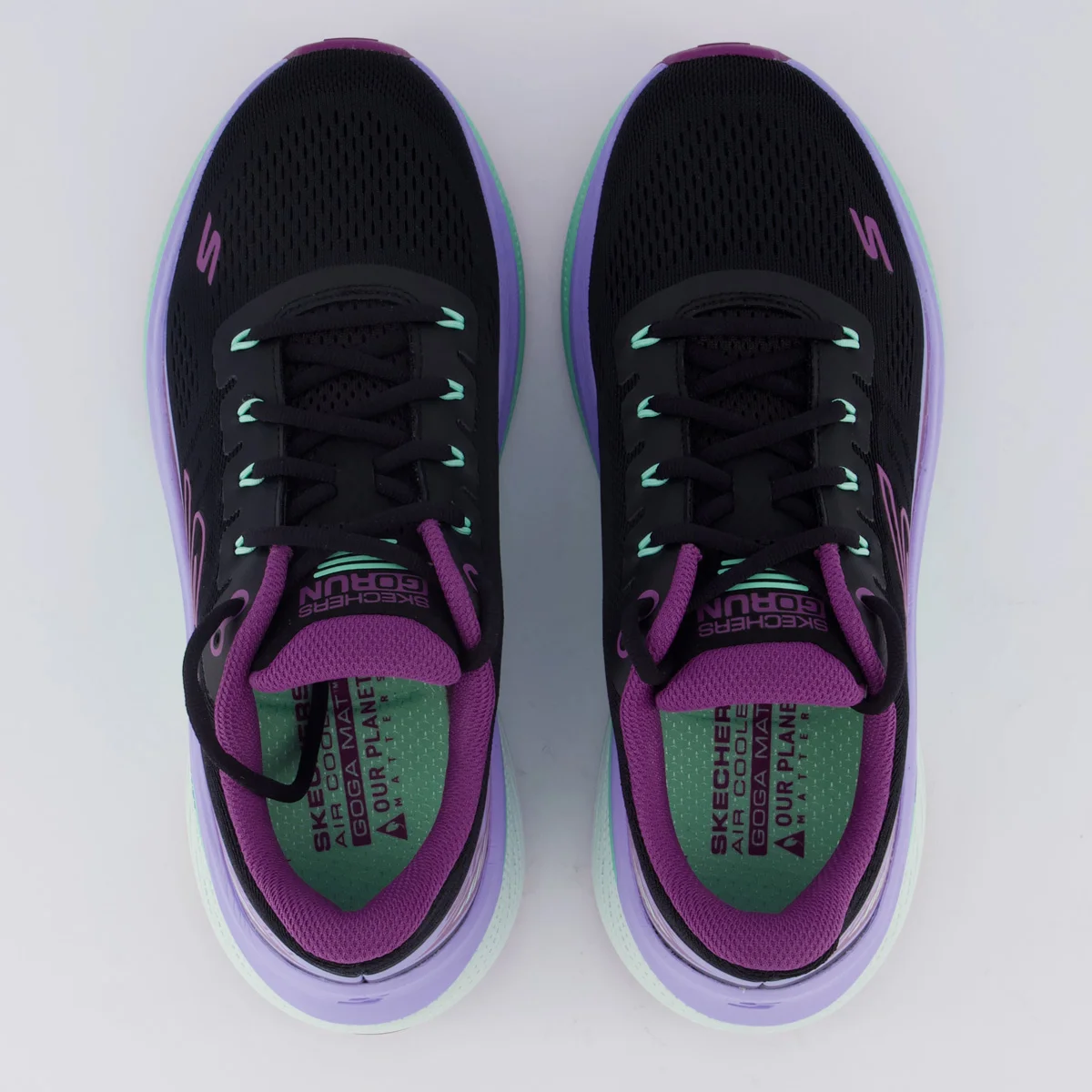 Tênis Skechers Max Cushioning Propulsion Feminino Roxo Preto/Roxo 4