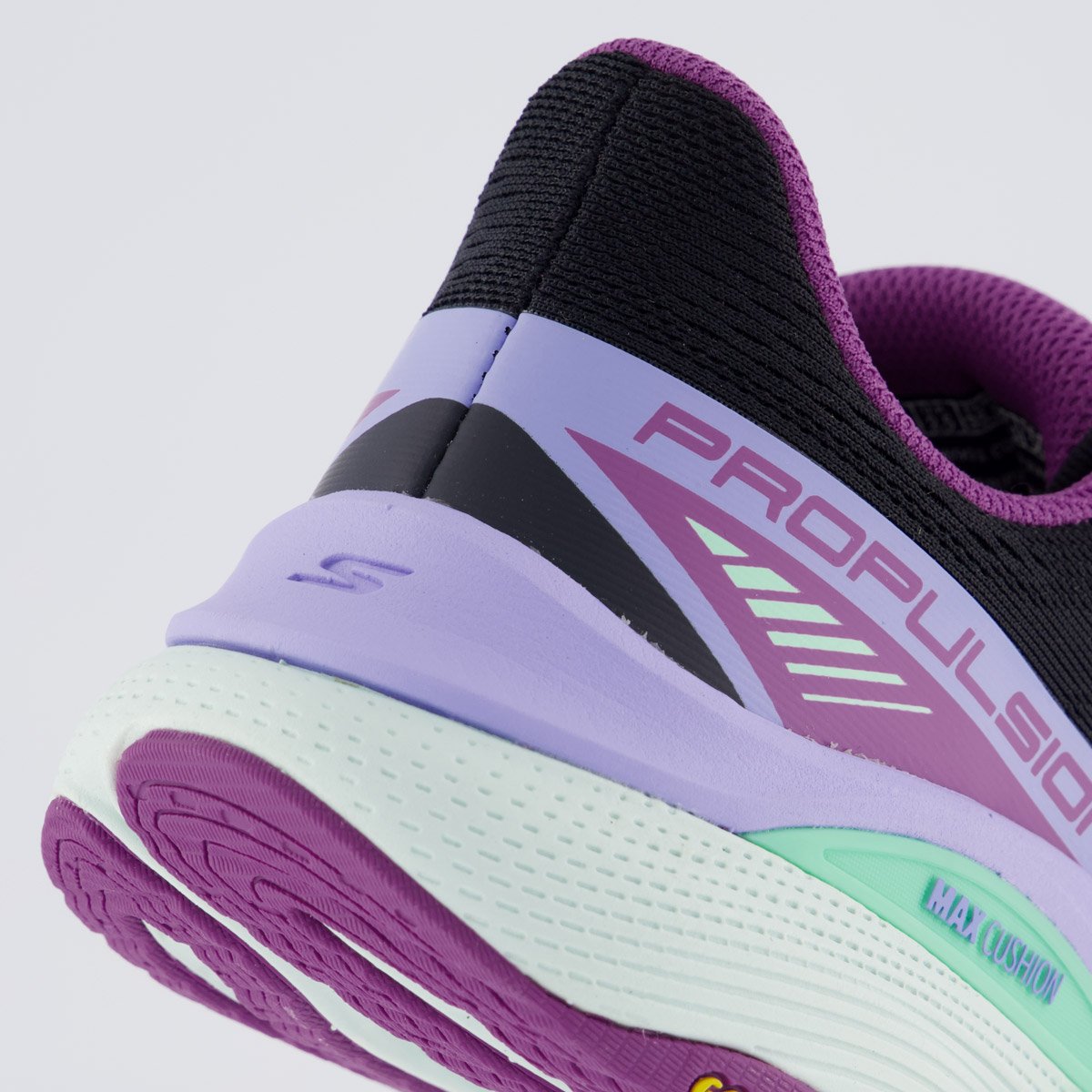 Tênis Skechers Max Cushioning Propulsion Feminino Roxo Preto/Roxo 6