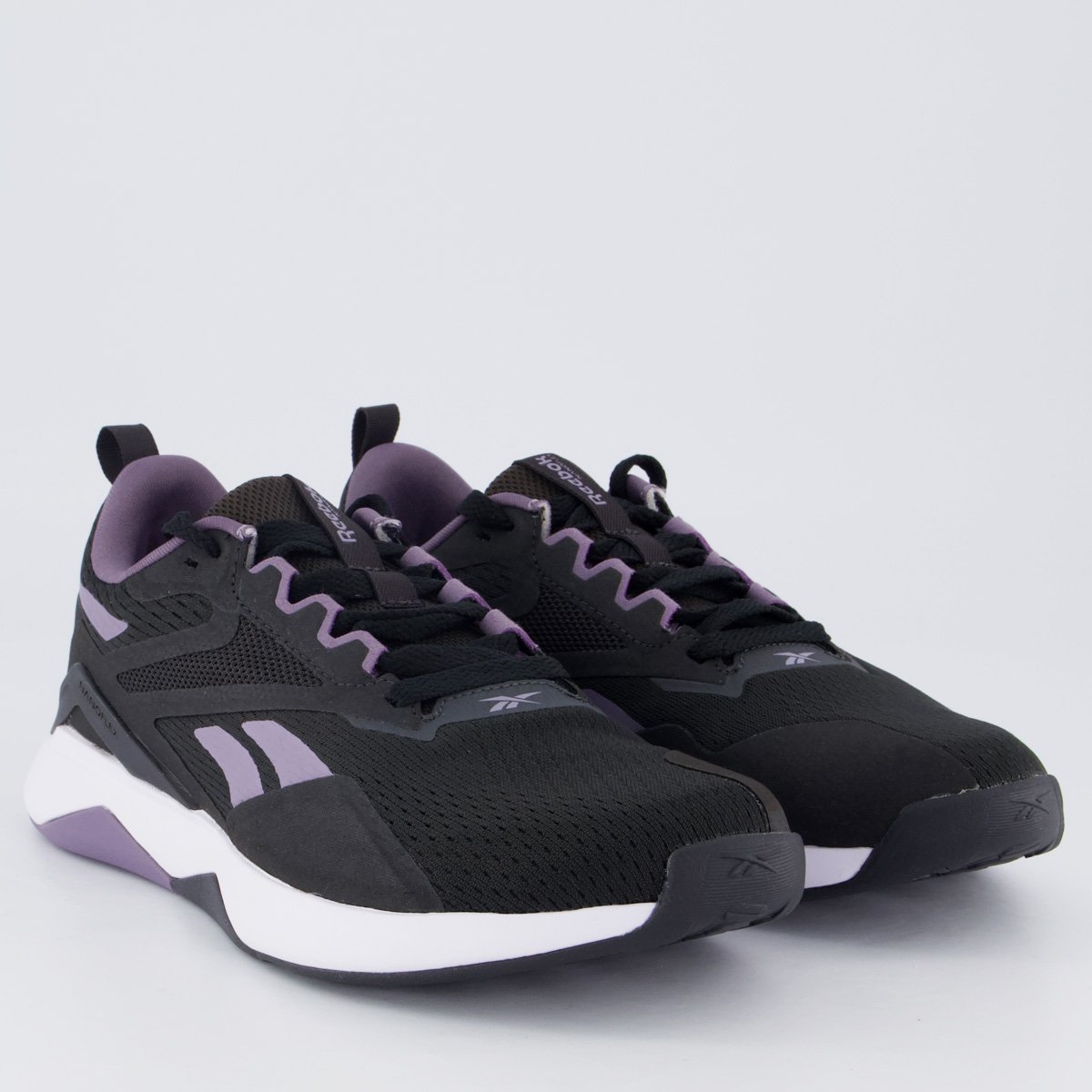Tênis Reebok Nano Flex TR 2.0 Feminino Preto e Roxo Preto 2