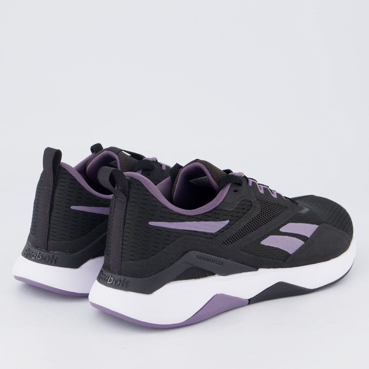 Tênis Reebok Nano Flex TR 2.0 Feminino Preto e Roxo Preto 3