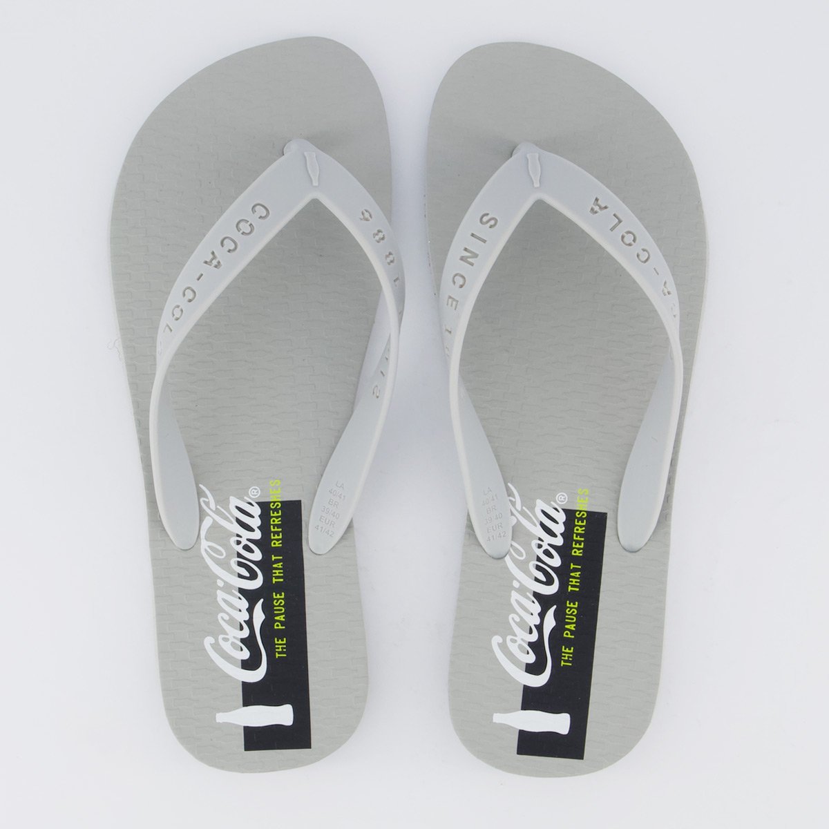 Chinelo Coca Cola Moran Cinza