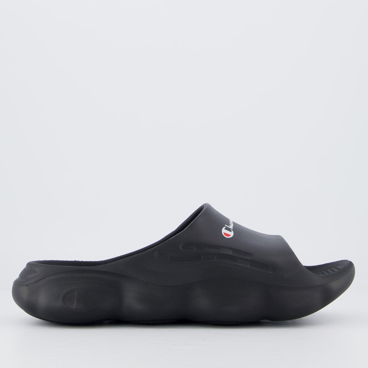 Chinelo Champion Nuvem Spheric II Script Preto Preto 2