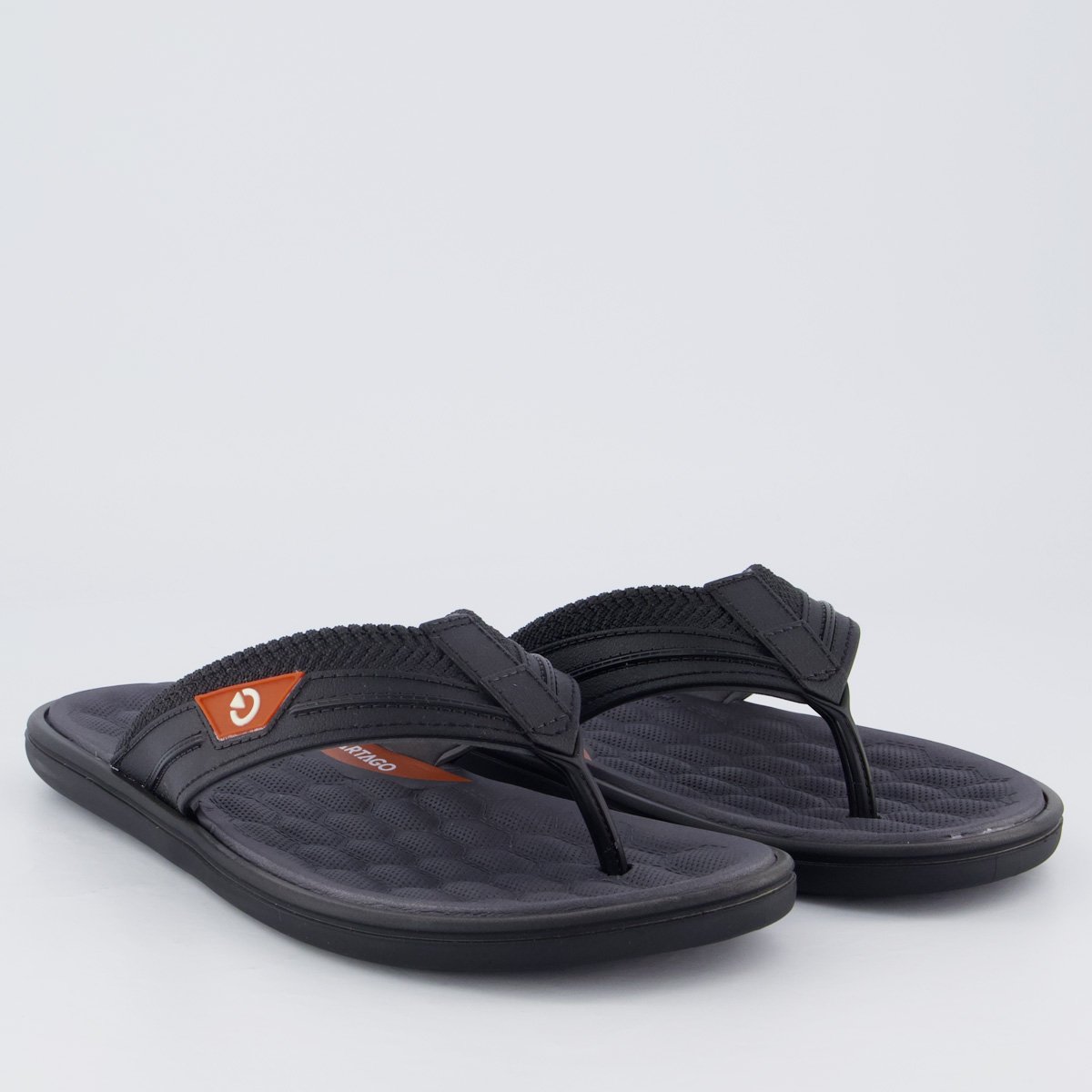 Chinelo Cartago Malta VI Preto Preto 3