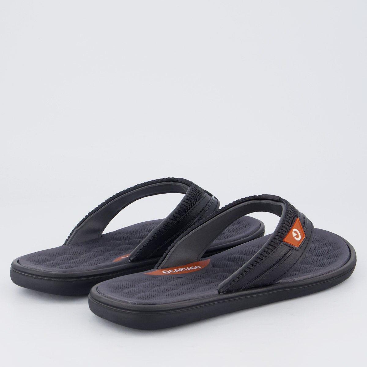 Chinelo Cartago Malta VI Preto Preto 4